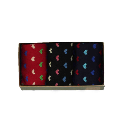WOMEN'S BAMBOO SOCKS GIFT BOX - Hearts