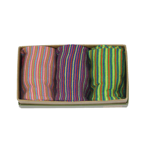 Striped Boxed Men's Socks
