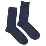 MEN'S 100% BAMBOO PLAIN SOCKS - Denim Mix - 5 PAIR PACK