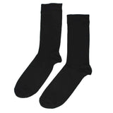 MEN'S 100% BAMBOO PLAIN SOCKS - PEA MIX - 5 PAIR PACK