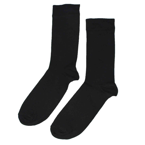 MEN'S 100% BAMBOO PLAIN SOCKS - PEA MIX - 5 PAIR PACK