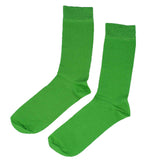 MEN'S 100% BAMBOO PLAIN SOCKS - PEA MIX - 5 PAIR PACK