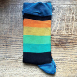 Men's Bamboo Sock Gift Box - Pastel Print