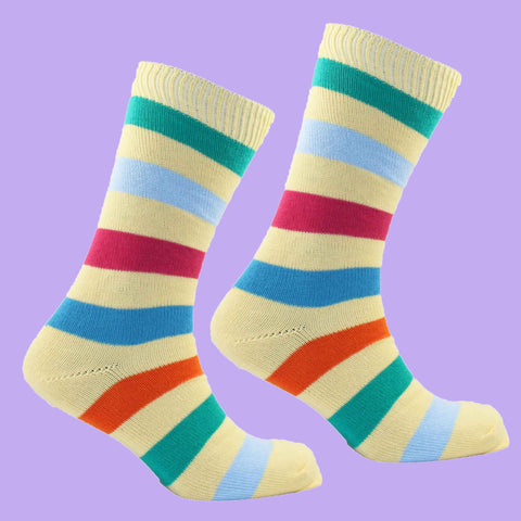 Yellow Stripey Socks
