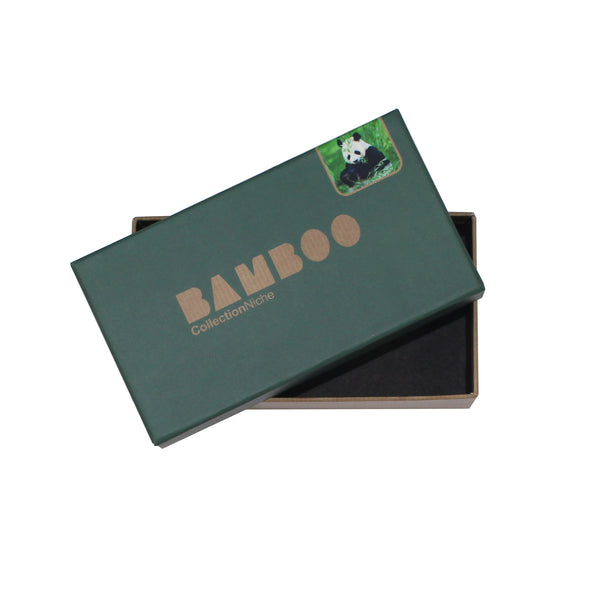MEN'S BAMBOO GIFT BOX - Plain Black