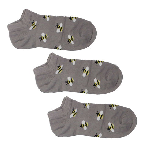 Men's 100% Bamboo Trainer Socks - Bee
