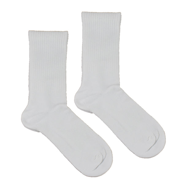 Women's 100% Bamboo White Ribbed Socks - 3 pack