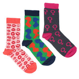 Women's 100% Bamboo Feminine Socks - 3 pack