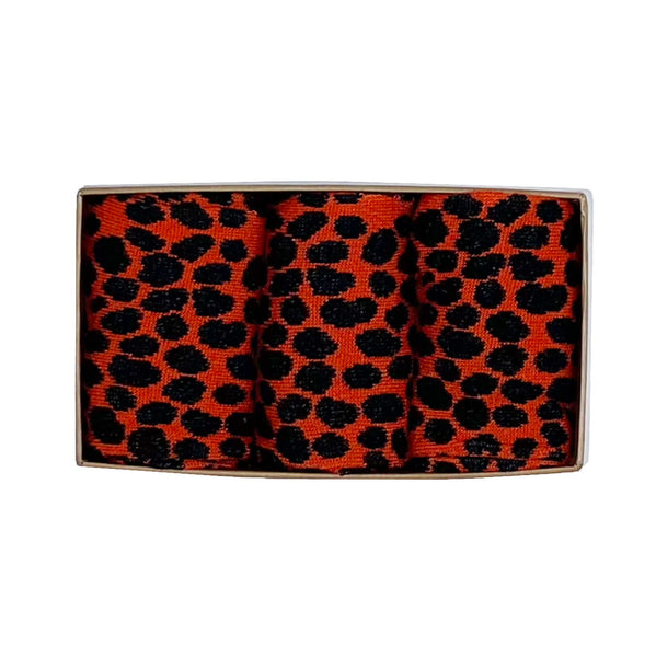 WOMEN'S BAMBOO SOCKS GIFT BOX - Leopard Spot