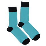 MEN'S 100% BAMBOO PLAIN SOCKS - Multi Colour - 5 PAIR PACK