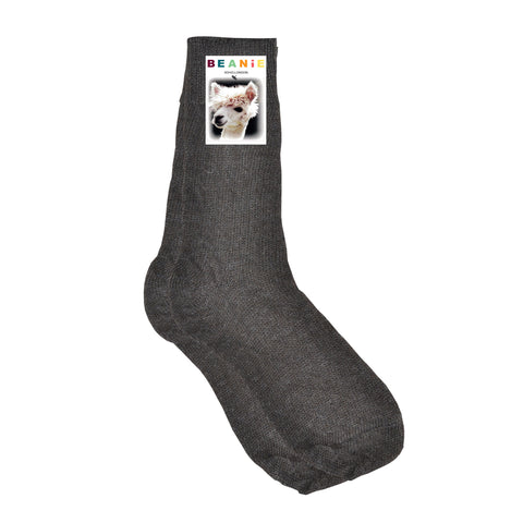 Women's Alpaca Bed Socks Charcoal