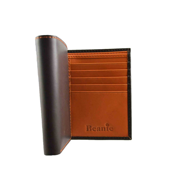 Three-Folding Wallet Brown and Orange