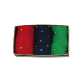 Men's Bamboo Sock Gift Box - Pea Small Dot Socks