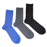Men's Bamboo Sock Gift Box - Royal Small Dot Socks