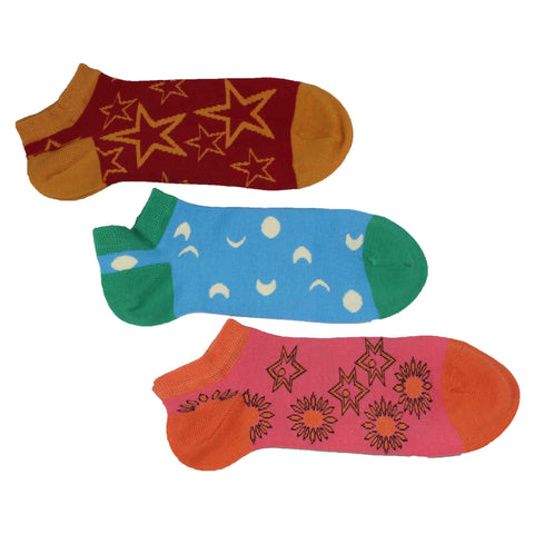 Men's 100% Bamboo Trainer Socks - Shapes