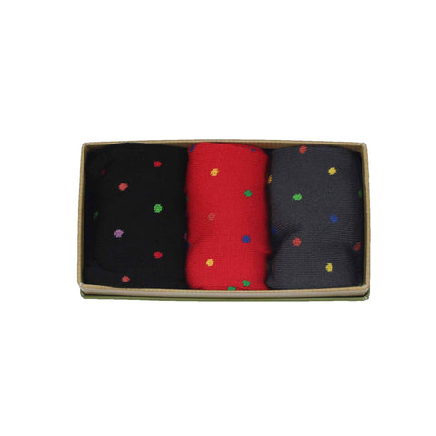 Spotty Box of Socks