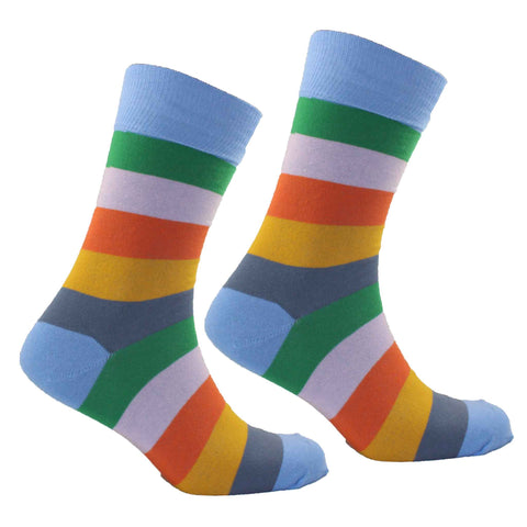 Men's Tavistock Stripe Socks - Sunny Side Up