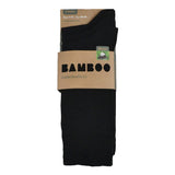 Men's 100% Bamboo Socks Plain Black
