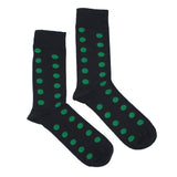 MEN'S 100% BAMBOO Large Dots SOCKS - 3 PACK