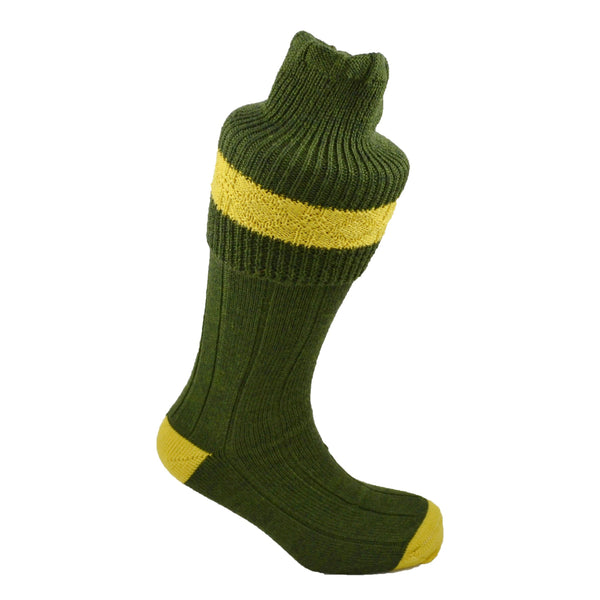 Men's Wide Stripe Top Shooting Socks