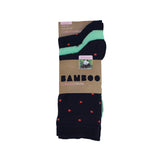 Women's 100% Bamboo Small Dot Socks - 3 pack