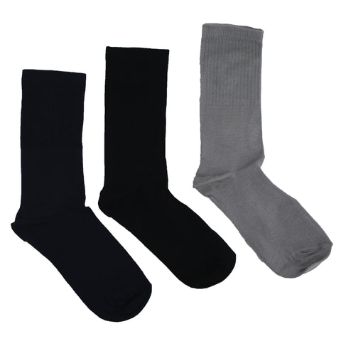 Grey, Black and Navy Socks