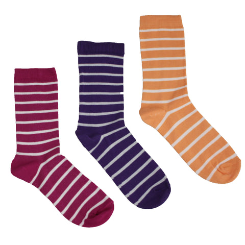 Pink, Purple and Gold Colourful Socks
