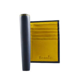 Three-Folding Wallet in Blue and Yellow
